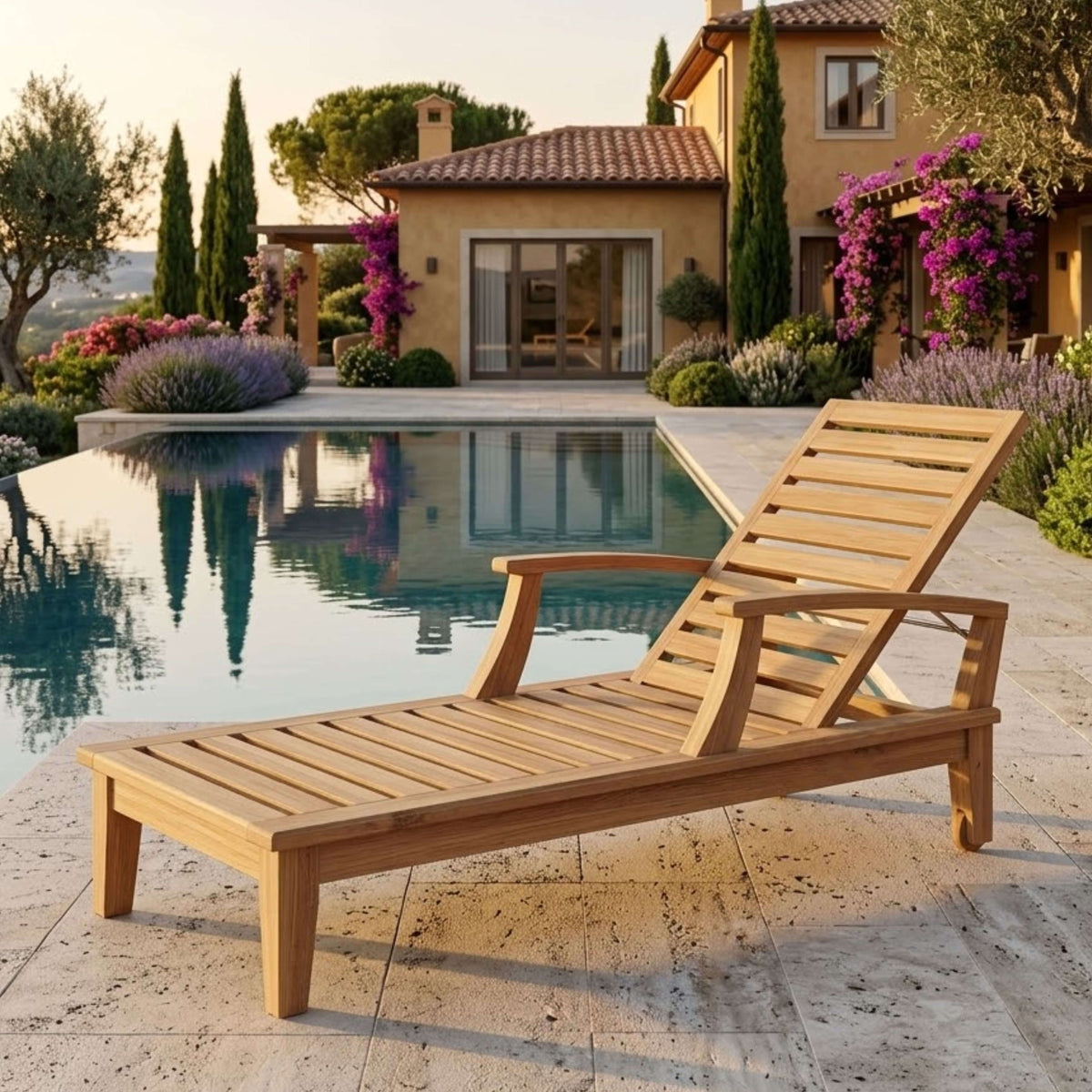 Anderson Teak Brianna Sun Lounger with Arm