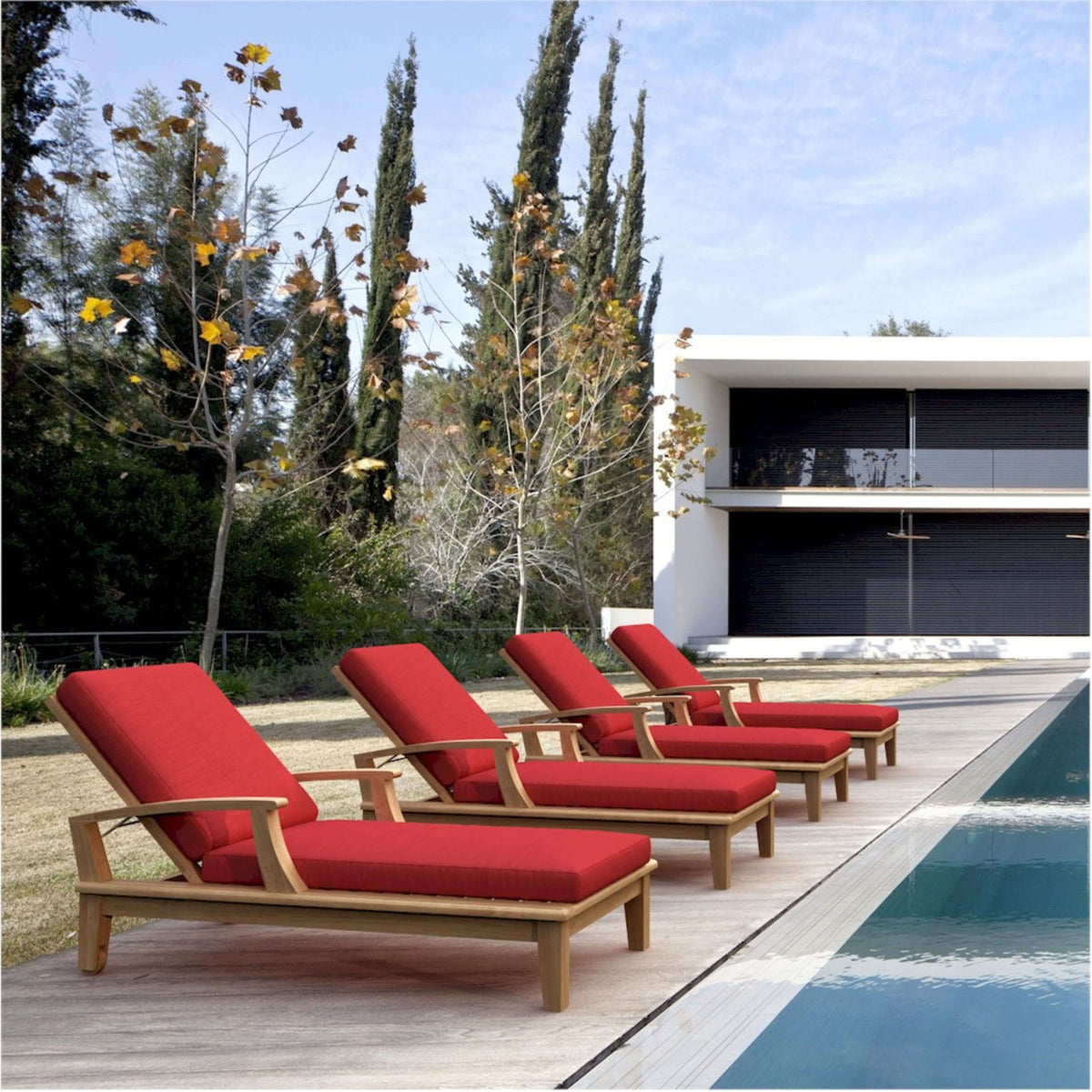 Anderson Teak Brianna Sun Lounger 4-Piece Set