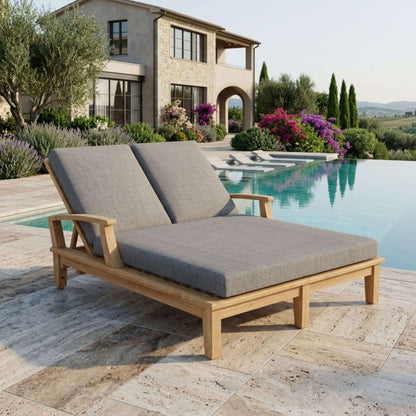 Anderson Teak Brianna Double Sun Lounger with Arm