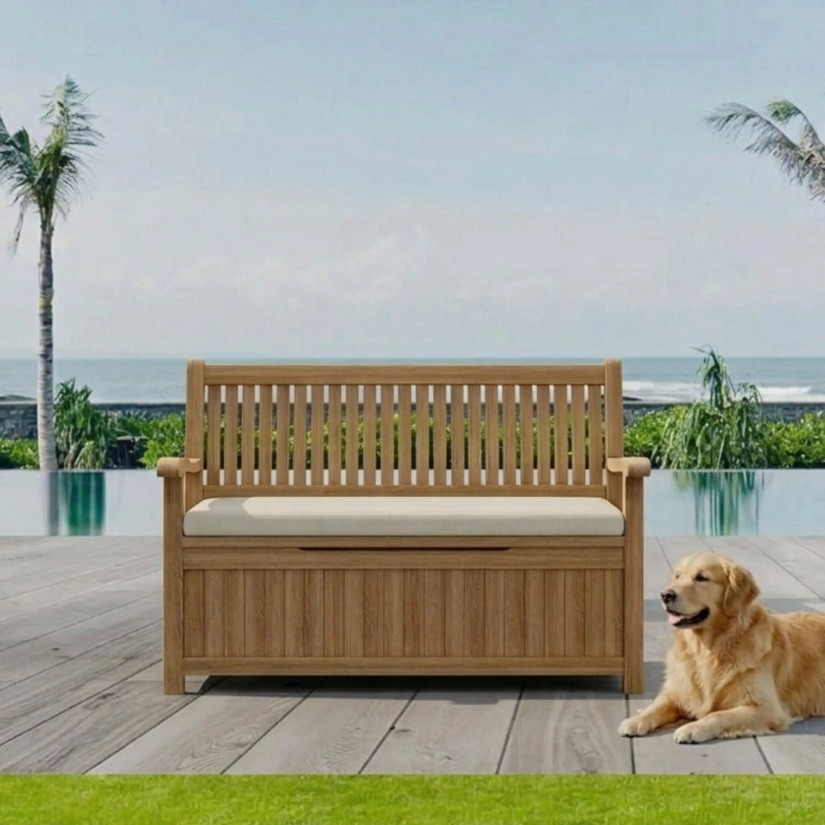 Anderson Teak Del-Amo Storage Bench