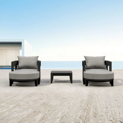 Anderson Teak Coronado 5-Piece Aluminum Deep Seating Set