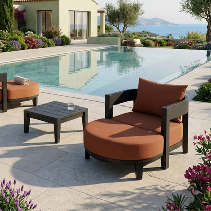 Anderson Teak Coronado 5-Piece Aluminum Deep Seating Set