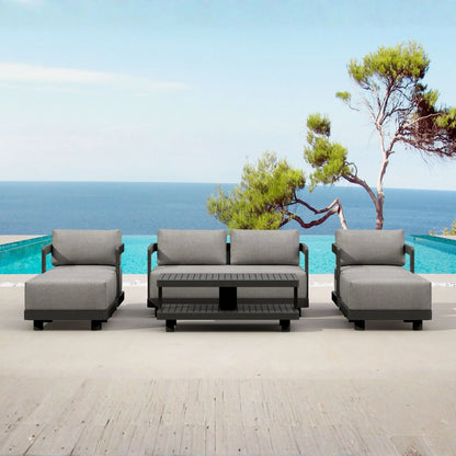 Anderson Teak Granada 6-Piece Granada Aluminum Deep Seating