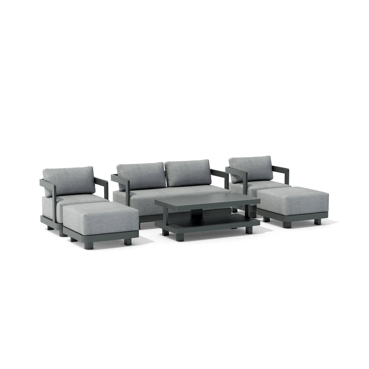Anderson Teak Granada 6-Piece Granada Aluminum Deep Seating