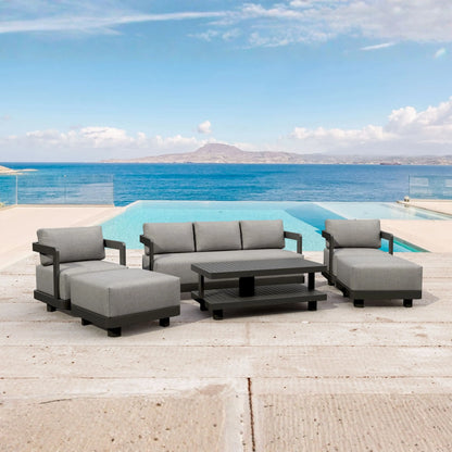 Anderson Teak Granada 6-Piece Granada Aluminum Deep Seating