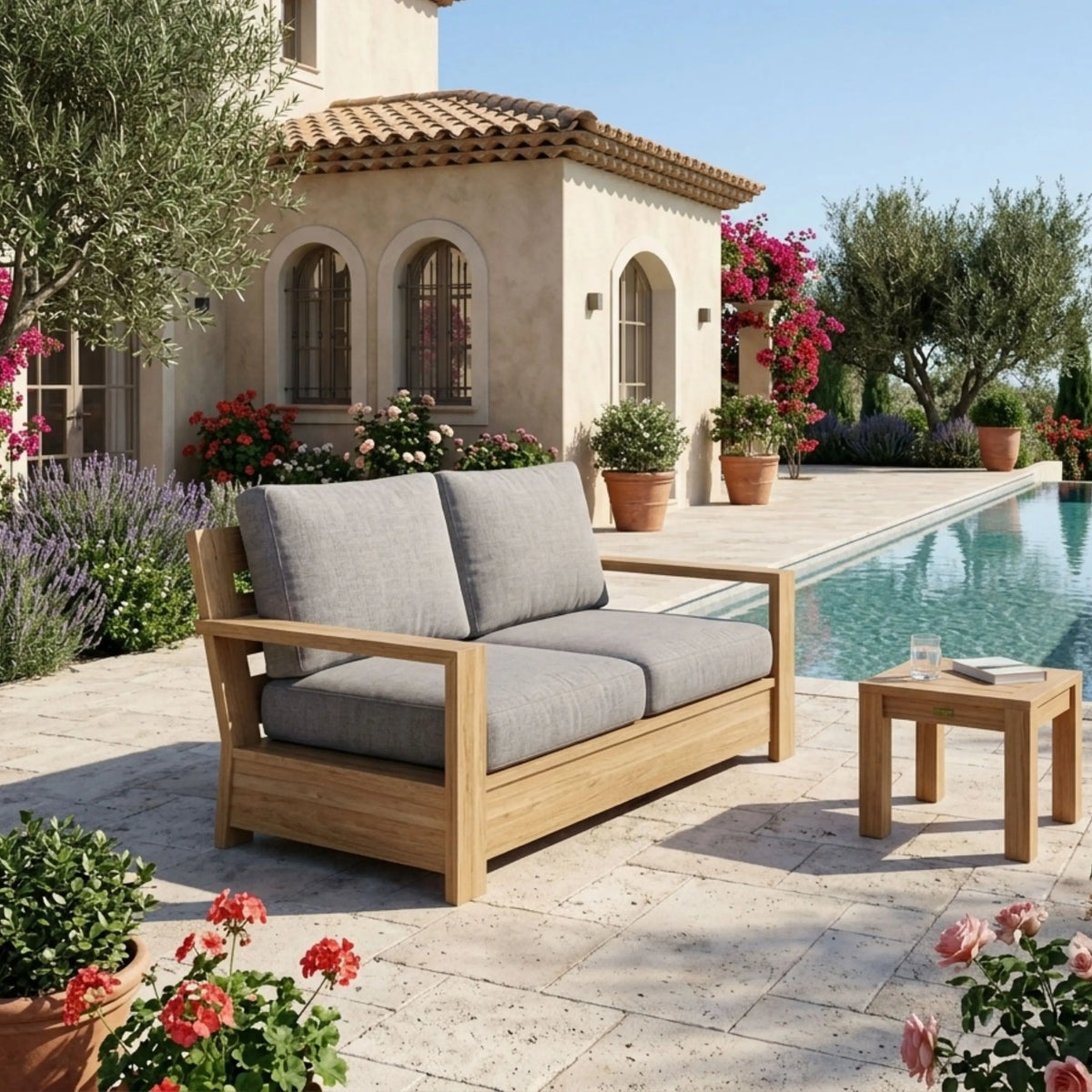 Anderson Teak Madera Deep Seating Loveseat