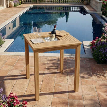 Anderson Teak Chatsworth Ice Chiller Bar Table