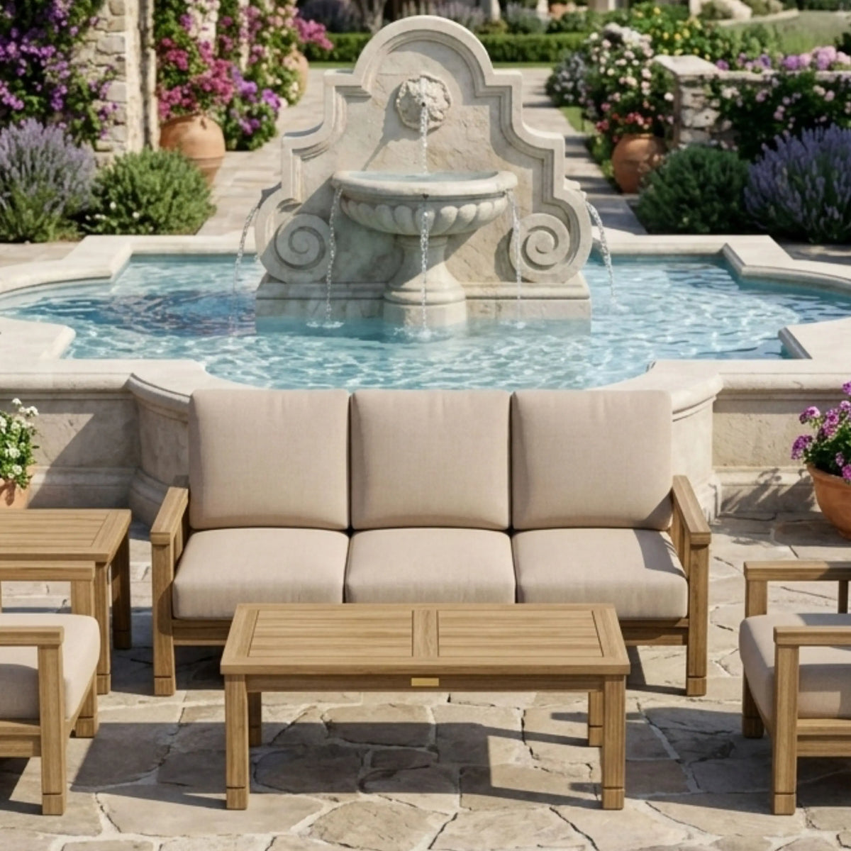 Anderson Teak SouthBay Deep Seating 5-Piece Conversation Set