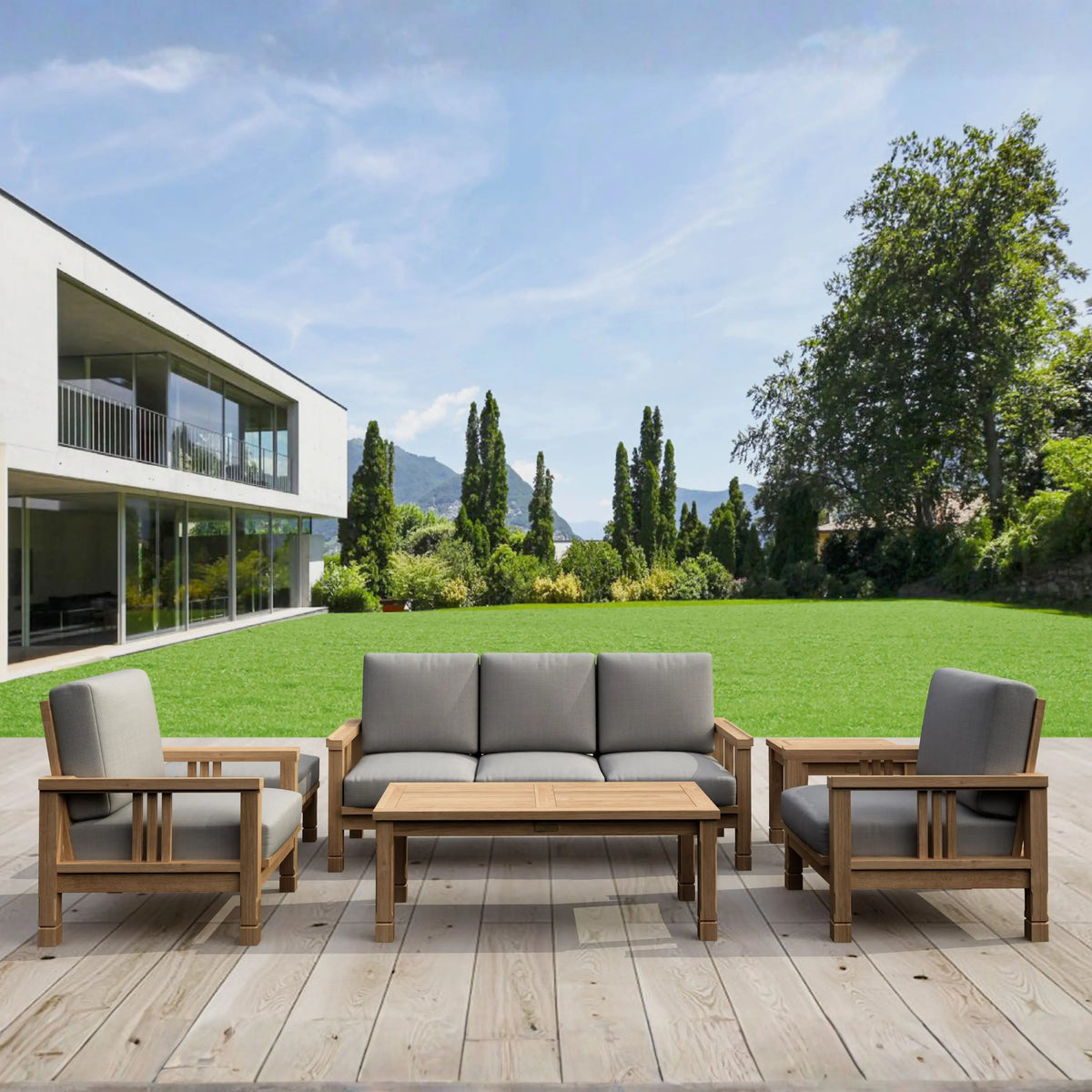 Anderson Teak SouthBay Deep Seating 6-Piece Conversation Set
