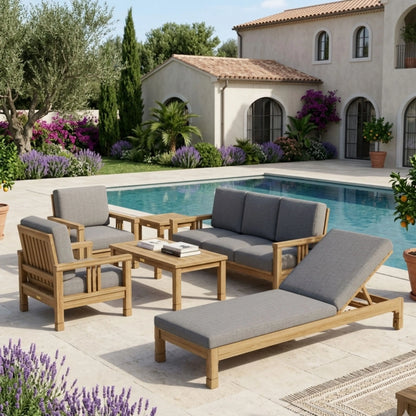Anderson Teak SouthBay Deep Seating 6-Piece Conversation Set