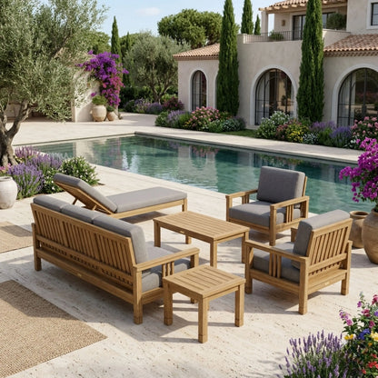 Anderson Teak SouthBay Deep Seating 6-Piece Conversation Set