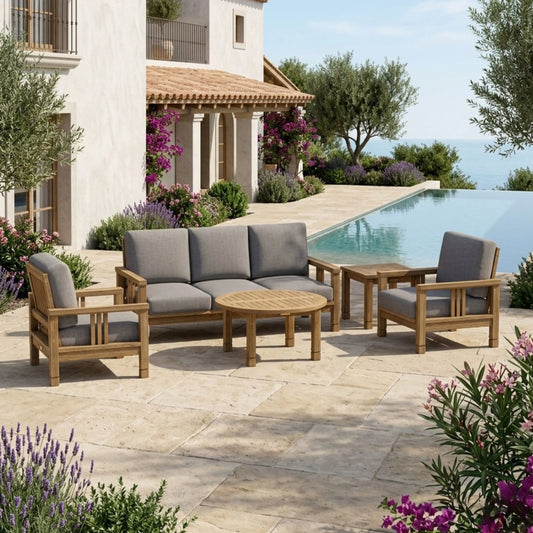 Anderson Teak SouthBay Deep Seating 5-Piece Conversation Set