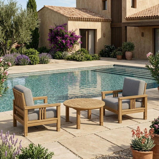 Anderson Teak SouthBay Deep Seating 3-Piece Conversation Set