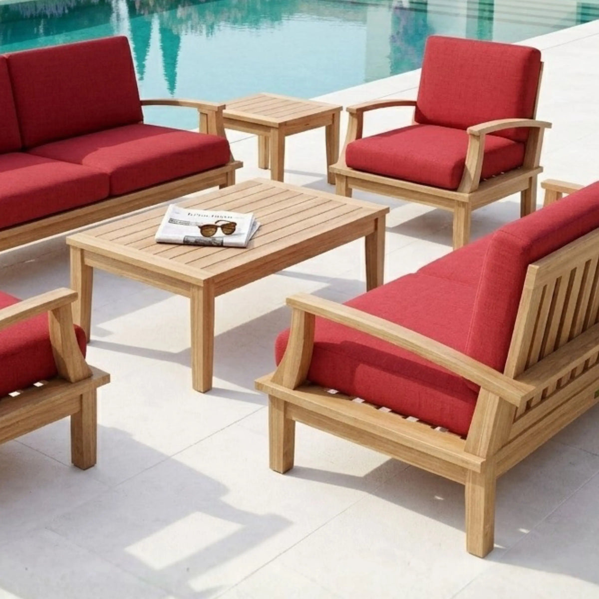 Anderson Teak Brianna Deep Seating Armchair + Cushion
