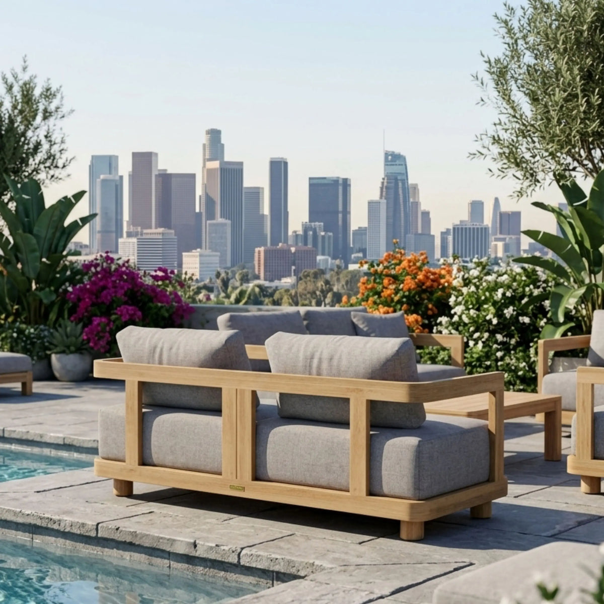 Anderson Teak Granada Deep Seating Loveseat