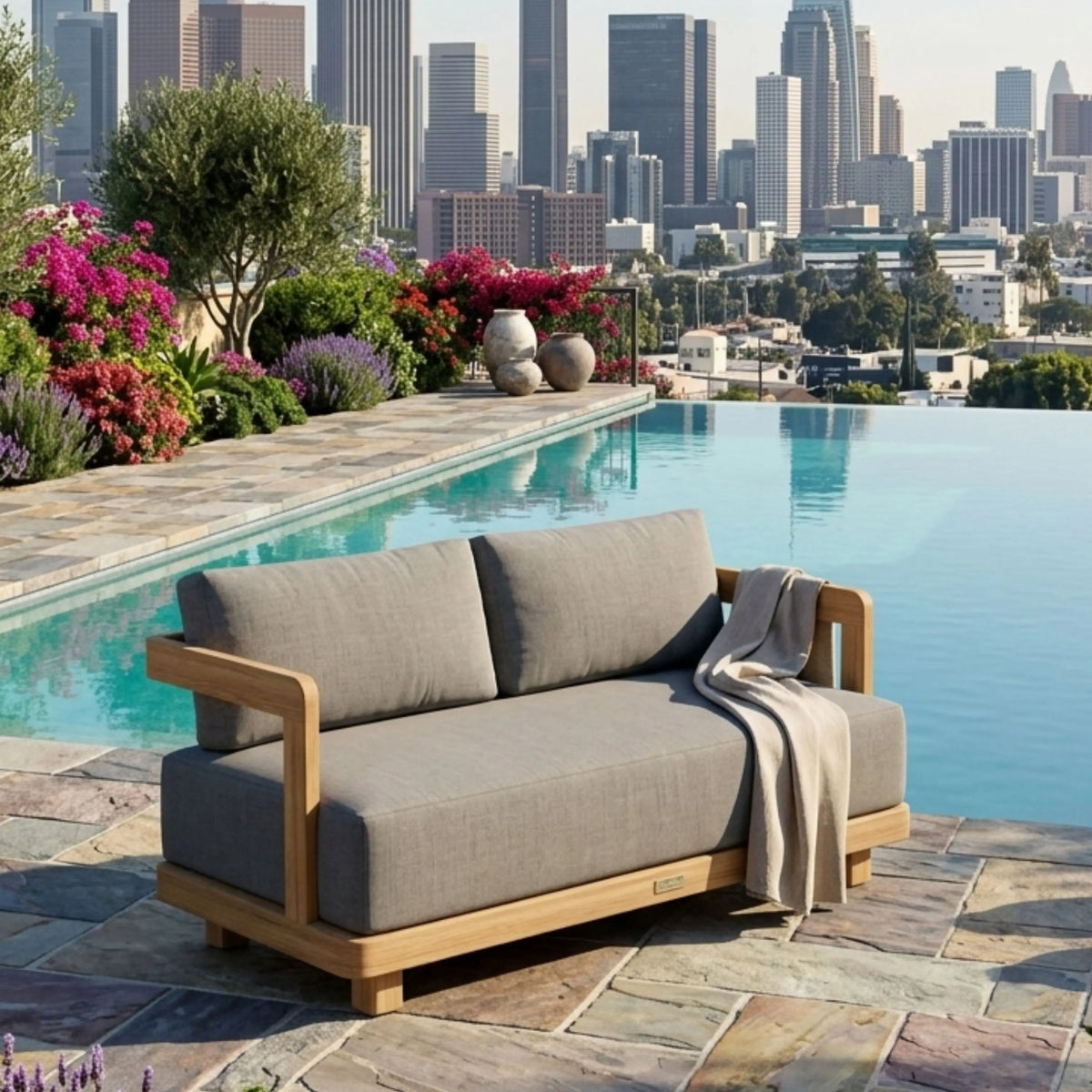 Anderson Teak Granada Deep Seating Loveseat
