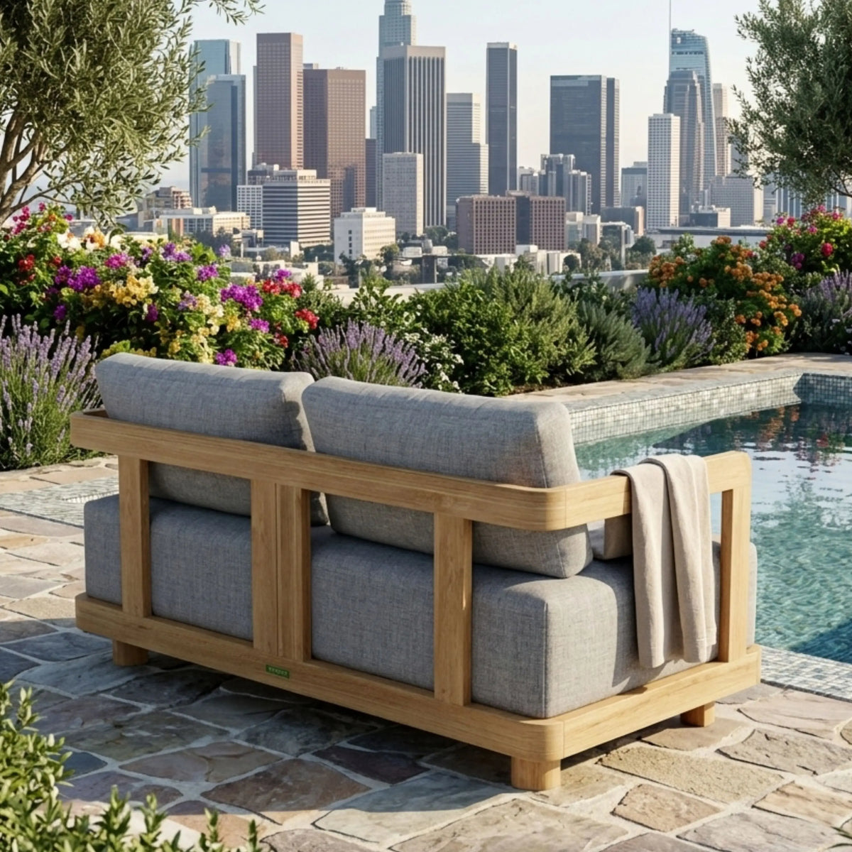Anderson Teak Granada Deep Seating Loveseat