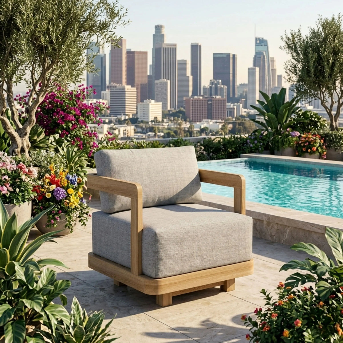 Anderson Teak Granada Swivel Armchair