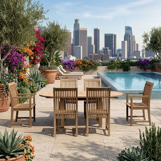 Anderson Teak Bahama Chicago 7-Piece Dining Set