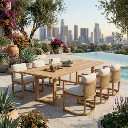 Anderson Teak Junus 7-Piece Dining Table Set