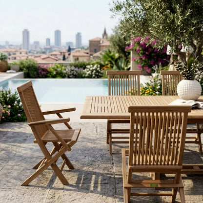 Anderson Teak Valencia Classic 11-Piece Dining Set