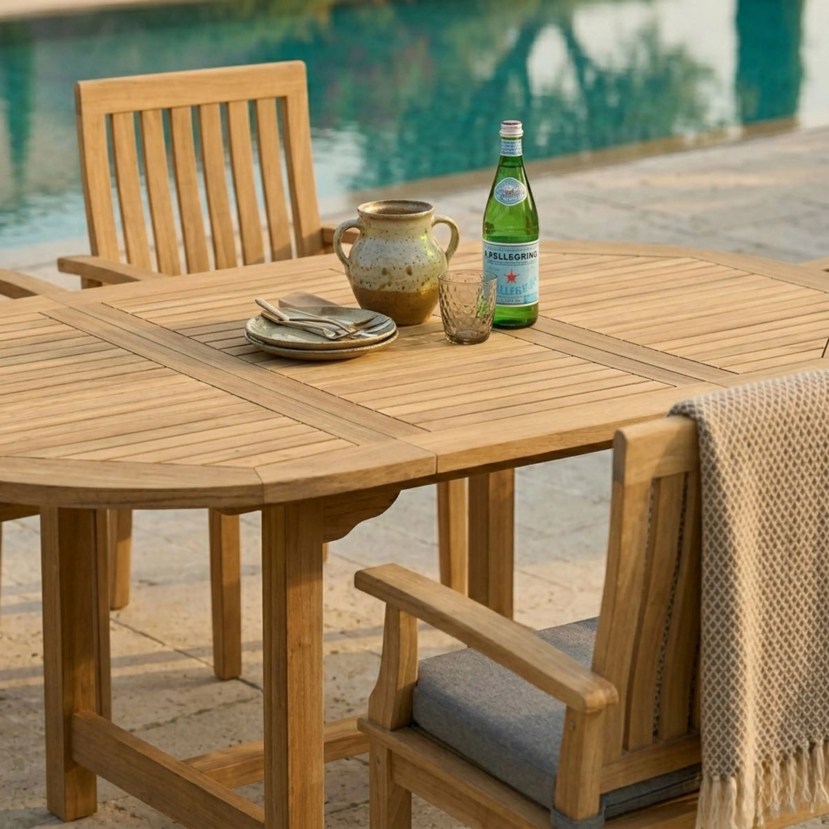 Anderson Teak Bahama Brianna 7-Piece Extension Dining Set