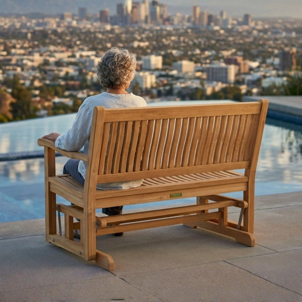 Anderson Teak Del-Amo 4-Foot Glider