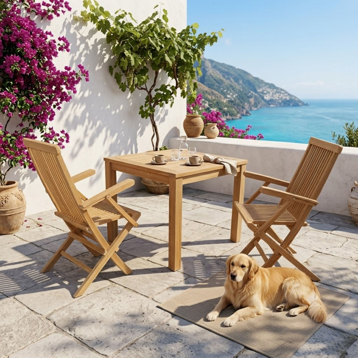 Anderson Teak Bahama Classic 3-Piece Bistro Table