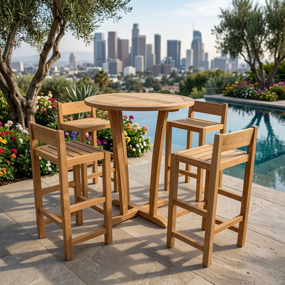 Anderson Teak Descanso Sedona 5-Piece Bar Table
