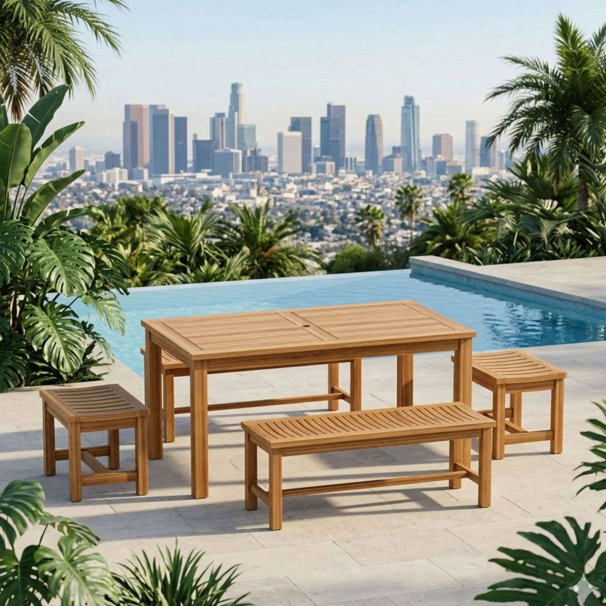 Anderson Teak Montage Madison 5-Piece Dining Set