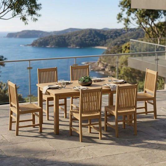 Anderson Teak Montage Saratoga 7-Piece Dining Set