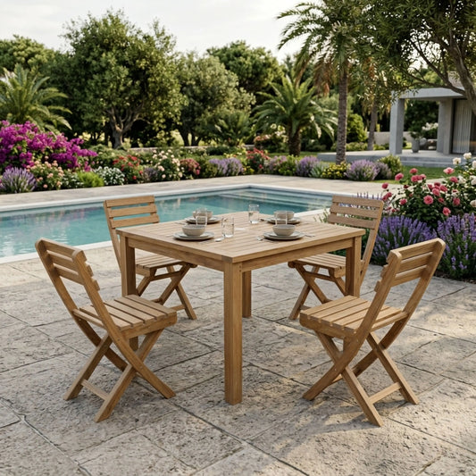 Anderson Teak Montage Alabama 5-Piece Dining Set