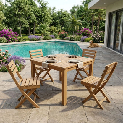Anderson Teak Montage Alabama 5-Piece Dining Set