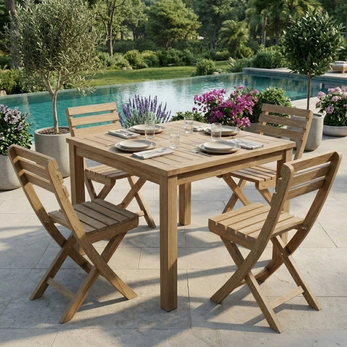 Anderson Teak Montage Alabama 5-Piece Dining Set