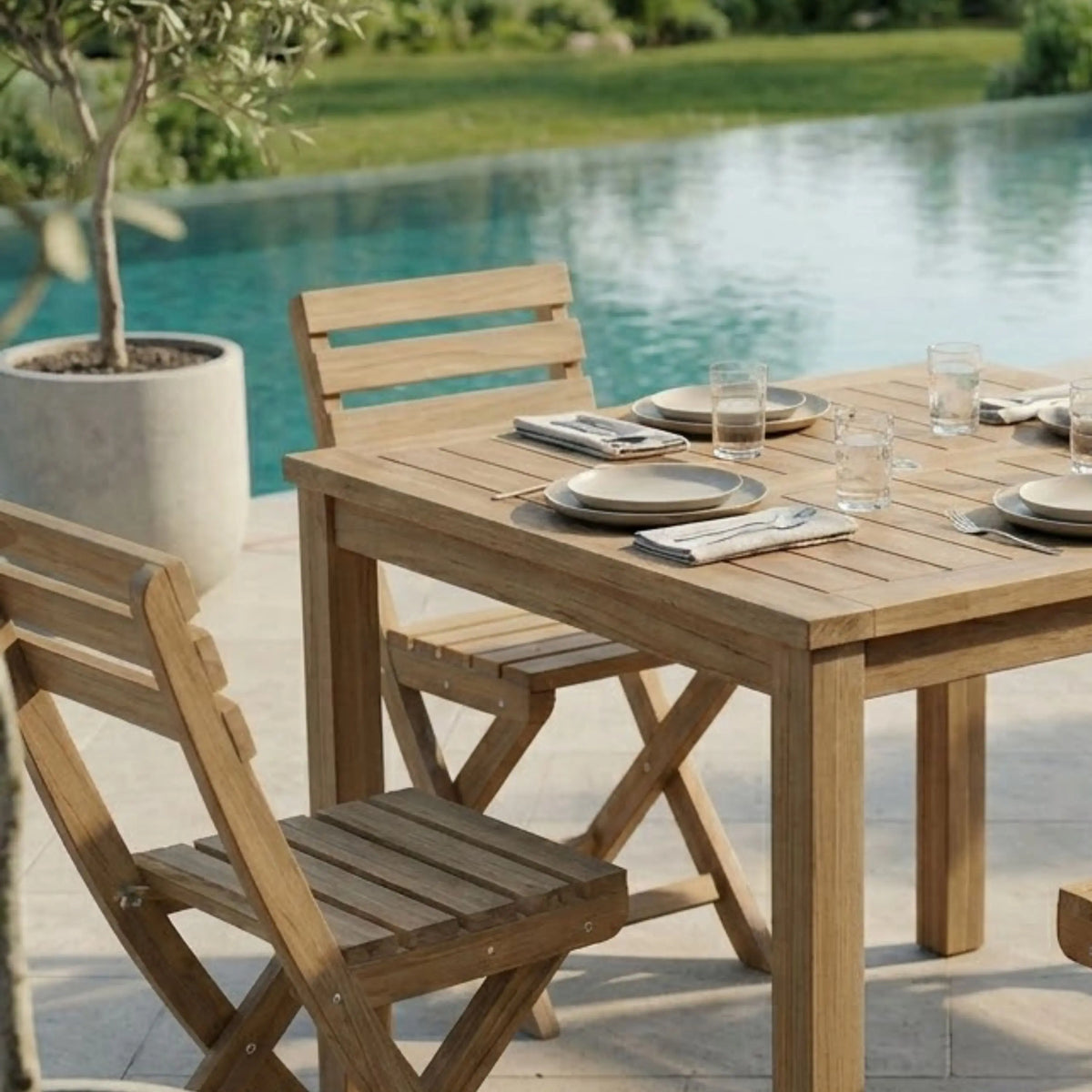Anderson Teak Montage Alabama 5-Piece Dining Set