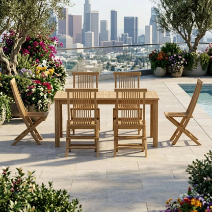 Anderson Teak Montage Bristol 7-Piece Dining Set