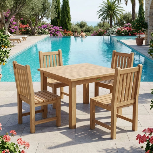 Anderson Teak Montage Braxton 5-Piece Dining Set A