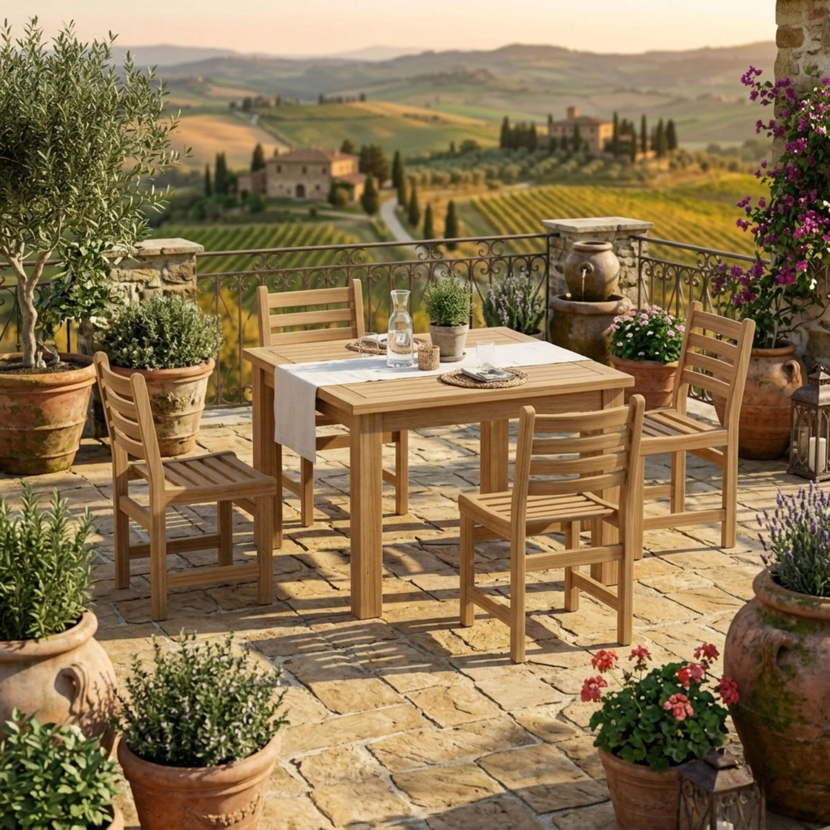 Anderson Teak Montage Windham 5-Piece Dining Set A