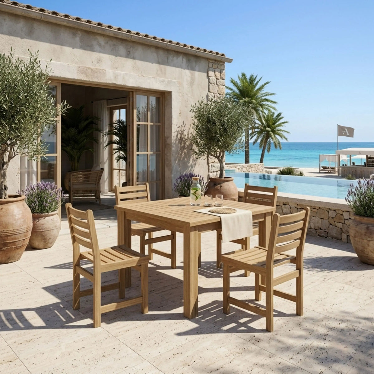 Anderson Teak Montage Windham 5-Piece Dining Set A