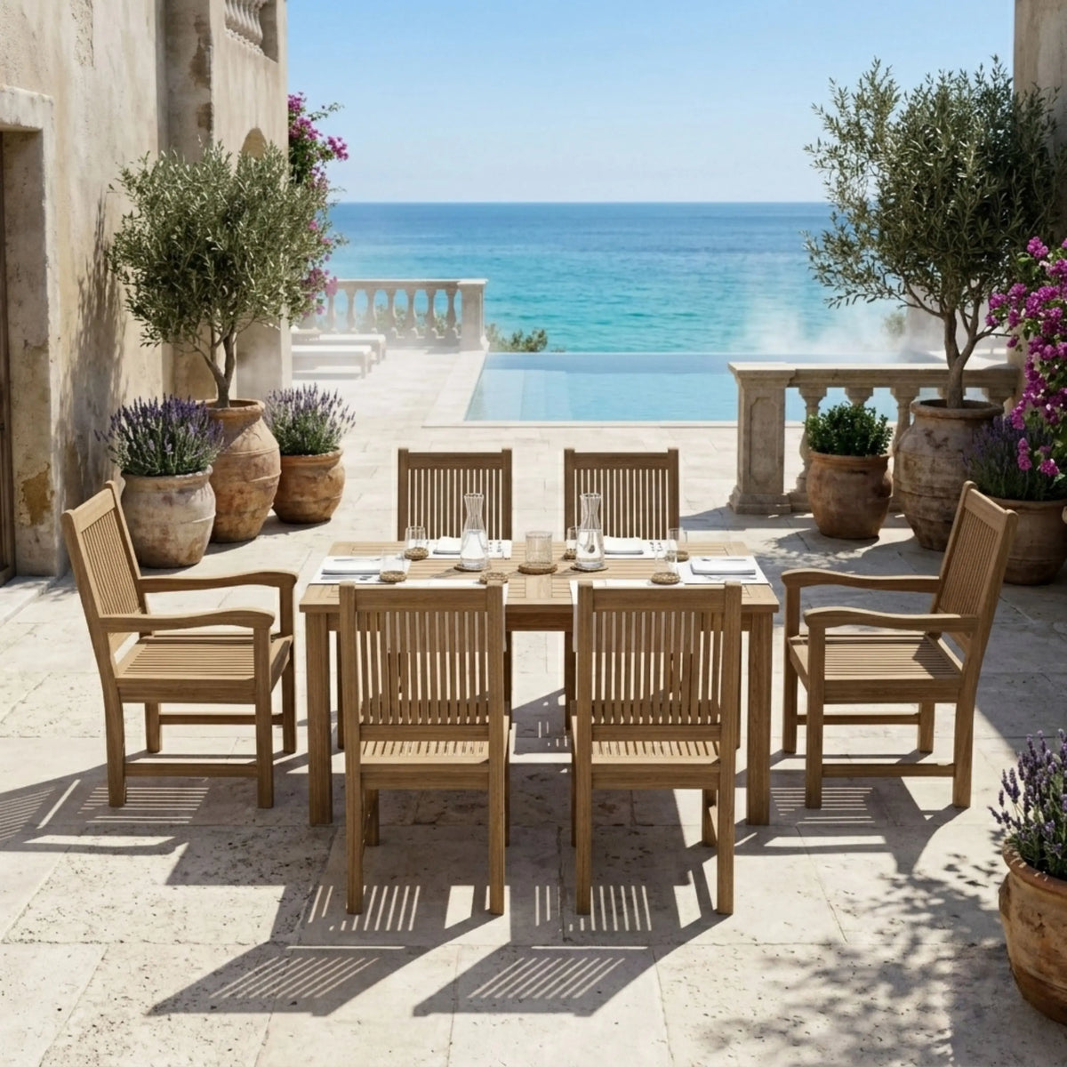 Anderson Teak Montage Chester 7-Piece Dining Set