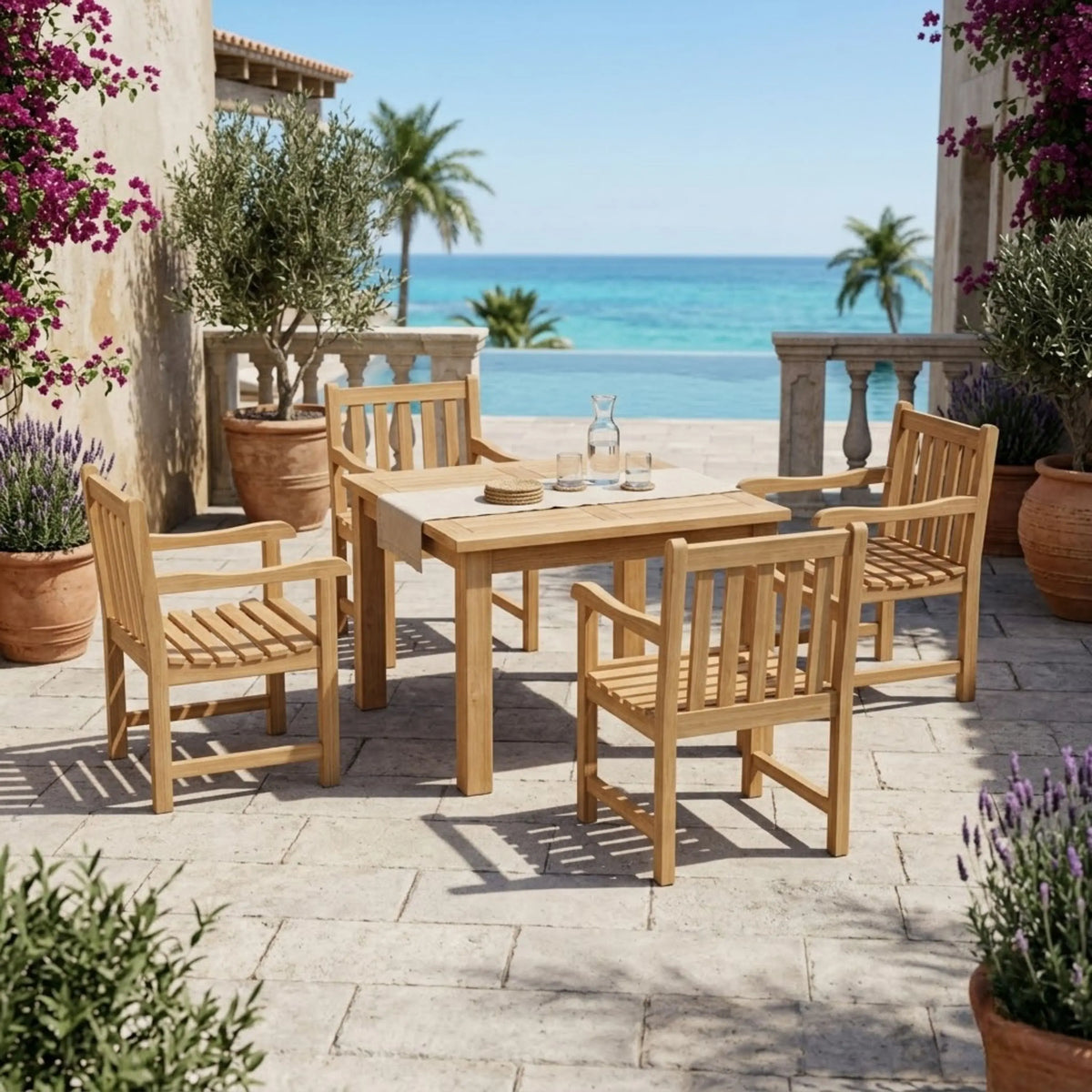 Anderson Teak Montage Braxton 5-Piece Dining Set B
