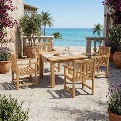 Anderson Teak Montage Braxton 5-Piece Dining Set B