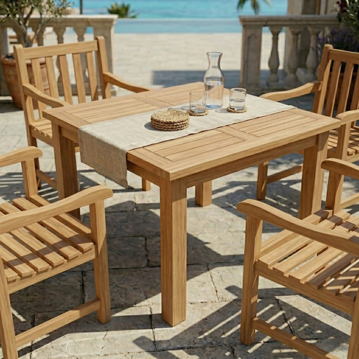 Anderson Teak Montage Braxton 5-Piece Dining Set B