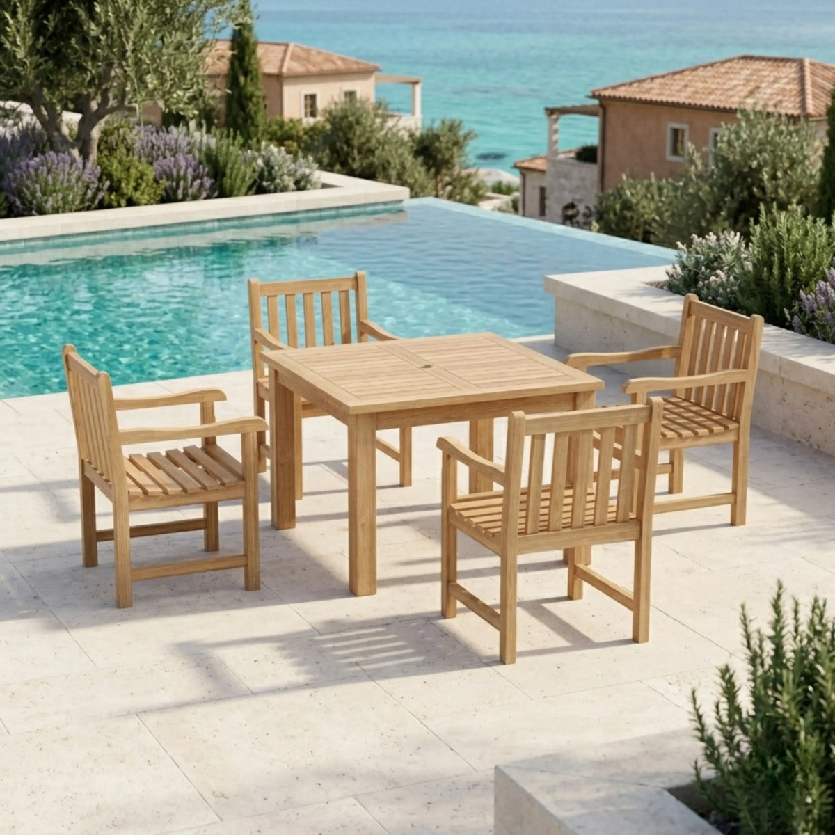 Anderson Teak Montage Braxton 5-Piece Dining Set B