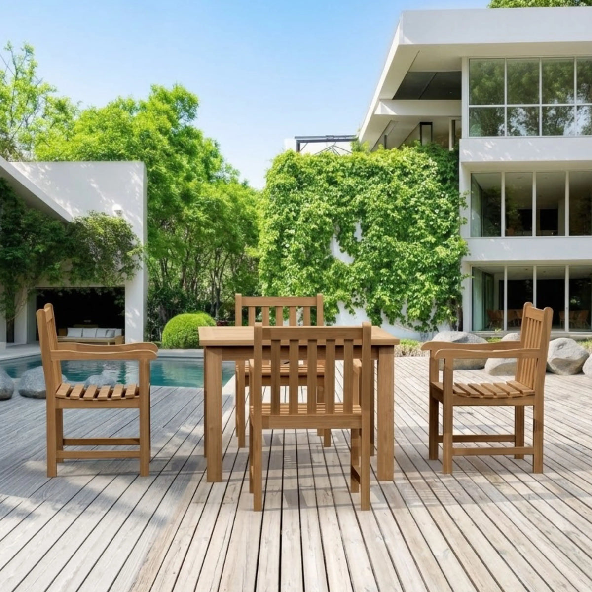 Anderson Teak Montage Braxton 5-Piece Dining Set B