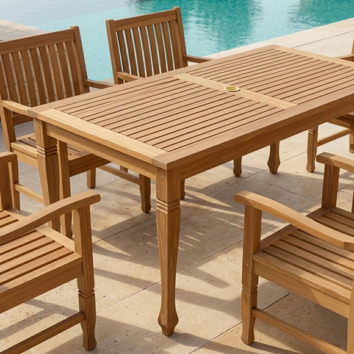 Anderson Teak Rockford 7-Piece Dining Set