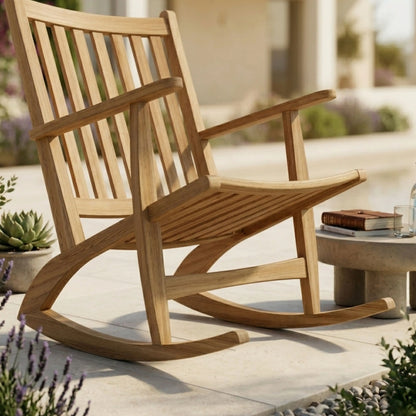 Anderson Teak Modern Rocking Armchair