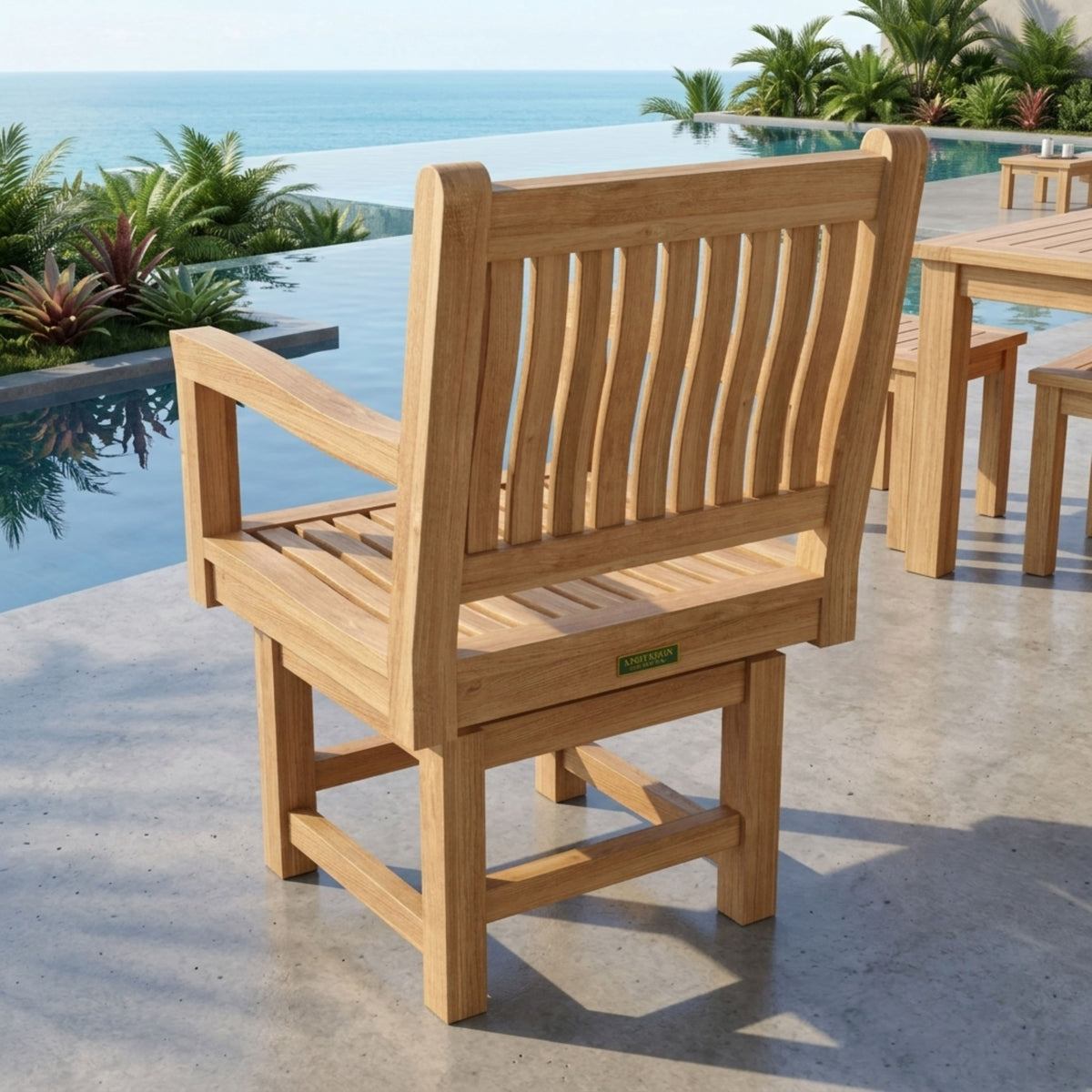 Anderson Teak Rialto Rocker Dining Armchair