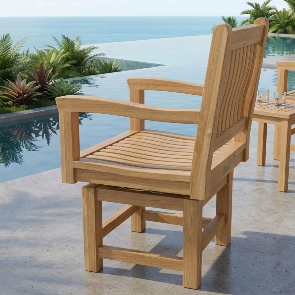 Anderson Teak Rialto Rocker Dining Armchair