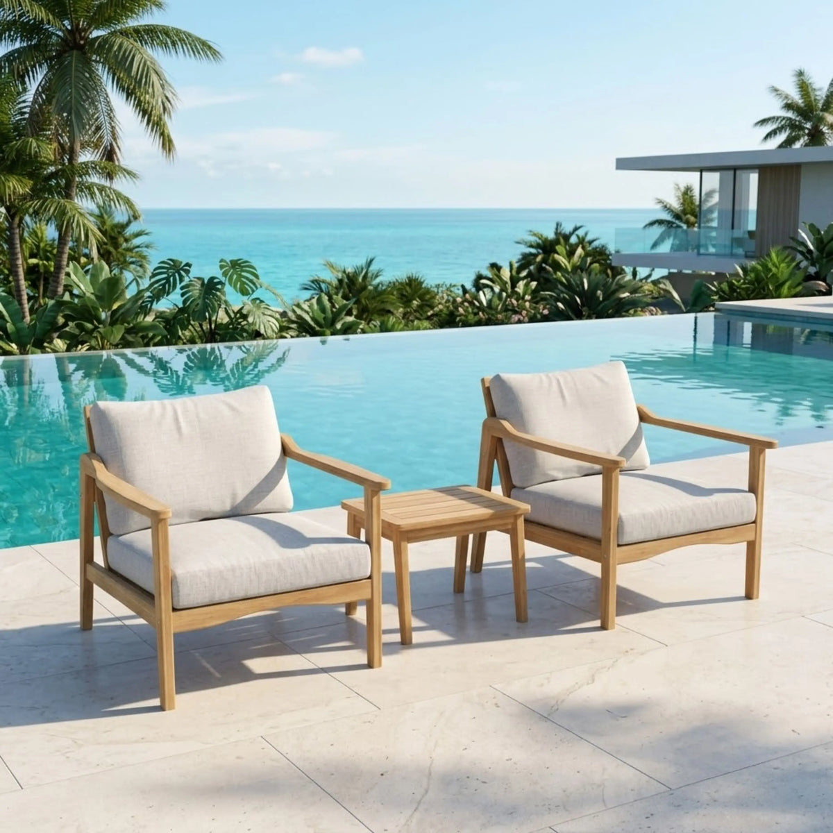 Anderson Teak Amalfi Relax 3-Piece Deep Seating Collection